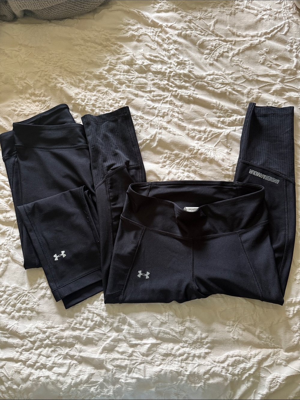Under Armour Black Performance Leggings Duo - Capri Length